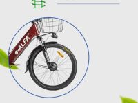 Электровелосипед Eltreco Green City e-Alfa New, год 2024, цвет Коричневый