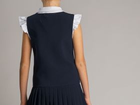 Сарафан на молнии из ткани Non iron