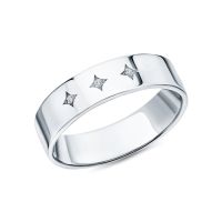 Серебряное кольцо с фианитами