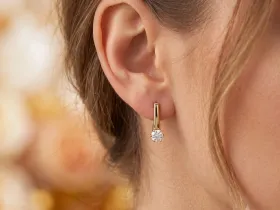 Серьги из желтого золота э0312сг03220202