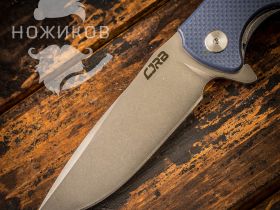 Складной нож CJRB Taiga, сталь D2, рукоять G10, Blue