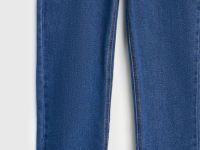 Узкие джинсы с высокой посадкой, Синий