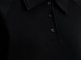 Толстовка из хлопка с отложным воротником