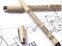 Набор капиллярных ручек Sakura "PIGMA MICRON" 3 шт (0,25мм 0,45мм + Ручка Pigma Brush)