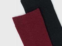 Носки в рубчик с шёлком, 2 пары, Фиолетовый