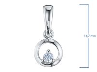 Подвеска из серебра э0612пд06159500