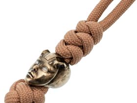 Бусина с темляком Киборг, мельхиор