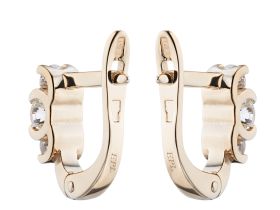Серьги из красного золота э0212сг07153600