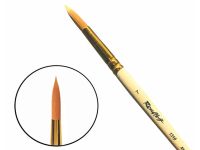 Кисть синтетика №7 круглая Roubloff "1310" короткая ручка п/лак