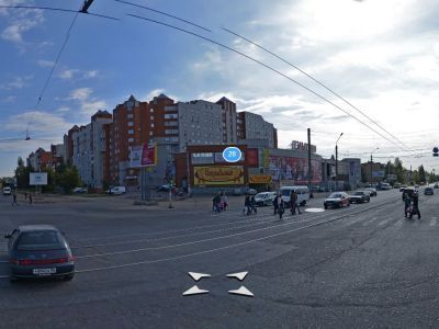 Место расположения палаток первых комсомольцев, прибывших на строительство Омского нефтекомбината в 1956 г.