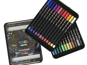 Набор восковой пастели UNI "POSCA" 24 цв