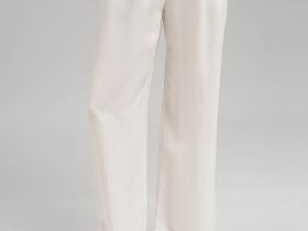 Брюки-палаццо изо льна и вискозы