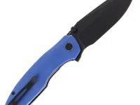 Складной нож Remette Cool Whale blackwash , сталь 14C28N, рукоять G10, синий