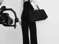 Прямые брюки со стрелками, Черный