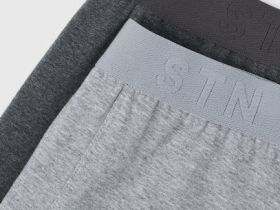 Трусы-транки, 2 штуки, Серый