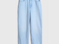 Джинсы Balloon с высокой посадкой, Голубой