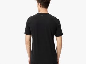 Мужская хлопковая футболка Lacoste стандартного кроя