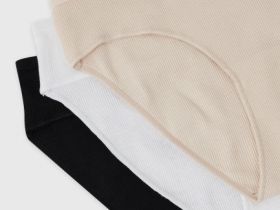 Трусы для девочек, 3 шт., Бежевый