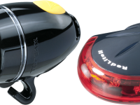 Комплект светодиодных фонарей (передний и задний) Topeak HighLite Combo II (красный / белый черный)