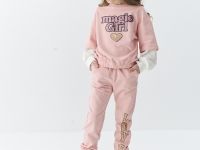 Комплект (толстовка+брюки) для девочки