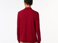 Мужское поло Lacoste L.12.21 классического кроя с длинным рукавом