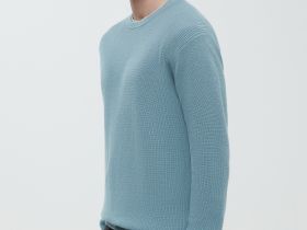 Джемпер из хлопка прямого кроя