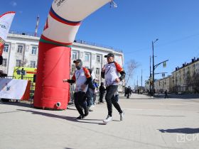 В Якутске состоялся забег наследников Победы «Помним! Гордимся! Благодарим!»