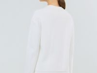 Джемпер плотной вязки, Белый