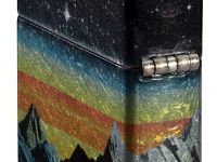 Зажигалка ZIPPO Space in Color Design с покрытием 540 Tumbled Chrome, латунь/сталь, разноцветная, 38x13x57 мм