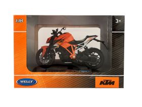 12837PW Игрушечный мотоцикл Welly KTM 1290 SUPER DUKE R