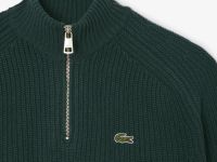 Мужской свитер Lacoste из овечьей шерсти на молнии