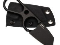 Шейный нож Kizer Bowtie, сталь D2, черный