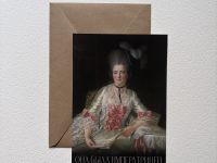 Открытка с шелковым покрытием ISKVSSNO "Она была императрицей"