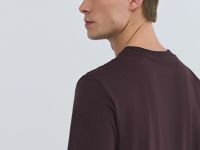 Базовая футболка из хлопка, Фиолетовый