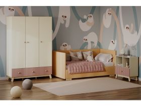 Стеллаж детский Финни 78x78 Розовый