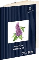 Папка для акварели Лилия Холдинг "Сирень" А3 10 л 300 г, цвет бумаги молочный