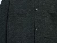 Куртка-рубашка из структурного трикотажа, Серый