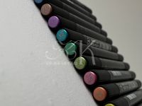 Набор маркеров акриловые металлик, двусторонние Languo, 12 цвета