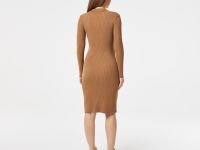 Женское платье Lacoste Slim Fit с длинным рукавом