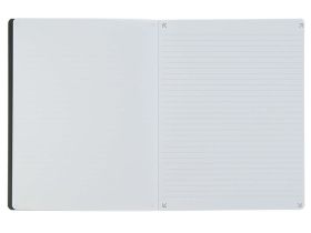 Блокнот в линейку Fabriano "MyPad" 24х18,5 см 48 л 85 г, обложка черная