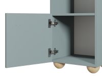 Стеллаж детский Тесси 37x145 Серо-зеленый