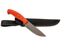 Нож Спутник, сталь 95Х18, рукоять G10, оранжевый