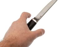 Походный нож Финский, сталь 95х18, рукоять граб, со следами ковки