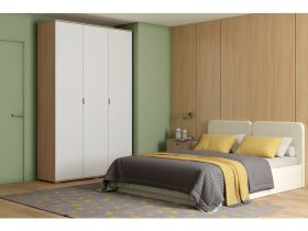 Распашной шкаф Стелла 3-150x240 Дуб Барбера