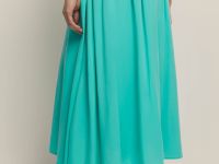 Юбка миди А-силуэта на резинке