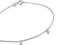 Браслет из серебра с бриллиантами э0601бр05180300