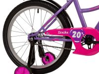 Детский велосипед Novatrack Strike 20, год 2022, цвет Зеленый