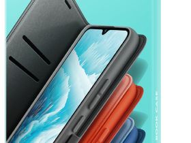 Чехол-книжка BoraSCO Book Case для realme Note 70 Чёрная