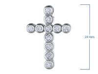 Подвеска из белого золота э4712пд06111300