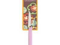 Нож кухонный для овощей Okroshka Salad 8 см, сталь 5cr15mov, рукоять пластик, розовый